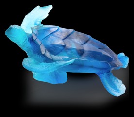 Daum, Mer de Corail sculptures, Large blue sea turtle