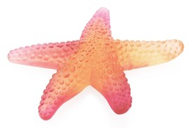 Daum, Mer de Corail sculptures, Amber red starfish