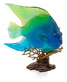 Daum, Mer de Corail sculptures, Blue yellow royal angelfish