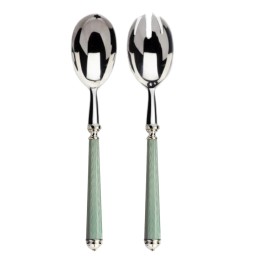 Alain Saint-Joanis, Wave almond inox, stainless steel, Salad serving set