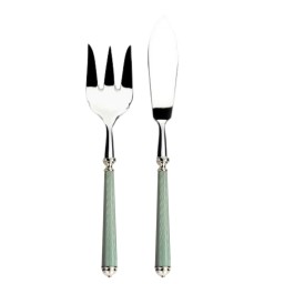 Alain Saint-Joanis, Wave almond inox, stainless steel, Fish serving set