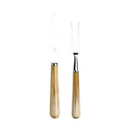 Alain Saint-Joanis, Basic cream horn, stainless steel, Carving set