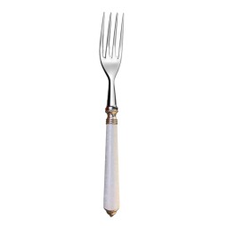 Alain Saint-Joanis, Séville white, stainless steel, Table fork