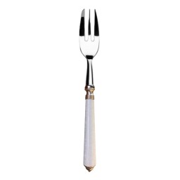 Alain Saint-Joanis, Séville white, stainless steel, Serving fork