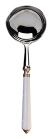 Alain Saint-Joanis, Séville white, stainless steel, Cream ladle