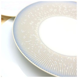 Jaune de Chrome, Song perle, Dinner plate, bolero shape