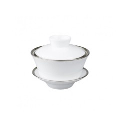 Raynaud, Fontainebleau platine, Chinese tea saucer