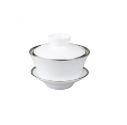 Raynaud, Fontainebleau platine, Chinese tea cup lid