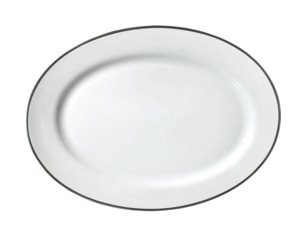 Raynaud, Fontainebleau platine, Oval platter
