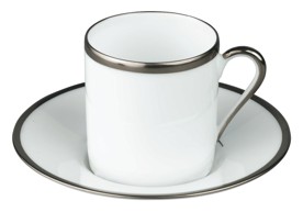 Raynaud, Fontainebleau platine, Coffee cup without saucer