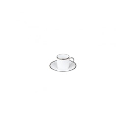 Raynaud, Fontainebleau platine, Moka saucer