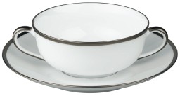 Raynaud, Fontainebleau platine, Cream soup cup without saucer