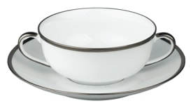 Raynaud, Fontainebleau platine, Cream soup cup without saucer