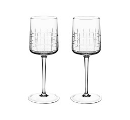 Christofle, Graphik crystal, Set of 2 water glasses