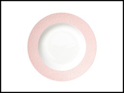 Bernardaud, Ecume Rose de Corée, Rim soup