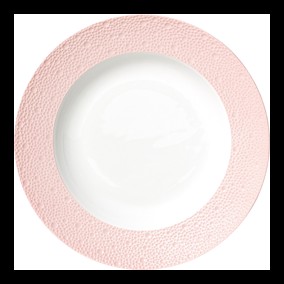 Bernardaud, Ecume Rose de Corée, Rim soup