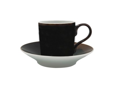 Jaune de Chrome, Paysage Kilimanjaro, Coffee cup and saucer