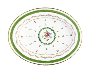 Haviland, Vieux paris vert, Vegetable dish