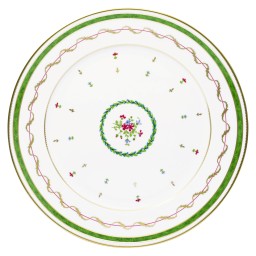 Haviland, Vieux paris vert, Flat dish