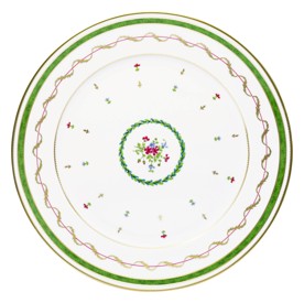 Haviland, Vieux paris vert, Flat dish