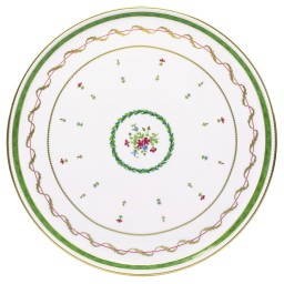 Haviland, Vieux paris vert, Tart platter