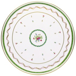 Haviland, Vieux paris vert, Tart platter