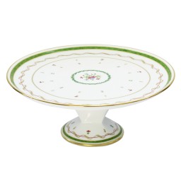 Haviland, Vieux paris vert, Footed cake platter