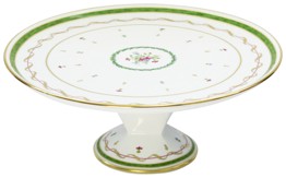 Haviland, Vieux paris vert, Footed cake platter