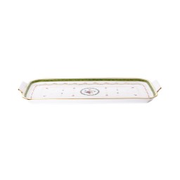 Haviland, Vieux paris vert, Oblong cake platter