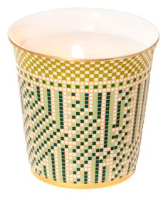 Bernardaud, Augusta, Tumbler + candle home fragrance