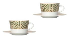 Bernardaud, Augusta, Tea cup and saucer gift box, set of 2