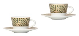 Bernardaud, Augusta, Espresso cup and saucer gift box, set of 2