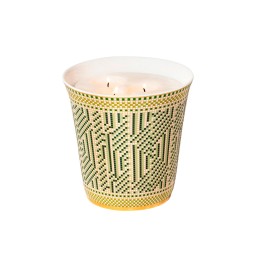 Bernardaud, Augusta, Large candle tumbler + "the royal" candle home fragrance