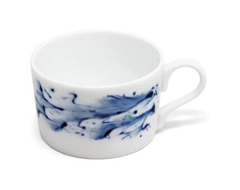 Jaune de Chrome, Blue impression, Tea cup