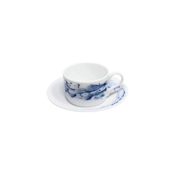 Jaune de Chrome, Blue impression, Tea cup