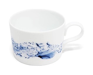 Jaune de Chrome, Blue impression, Breakfast cup