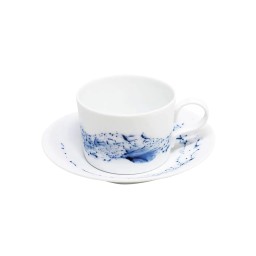 Jaune de Chrome, Blue impression, Breakfast cup