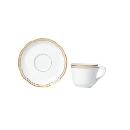 Bernardaud, Pompadour, Coffee cup & saucer