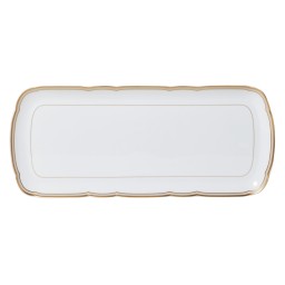 Bernardaud, Pompadour, Rectangular cake platter