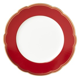 Bernardaud, Pompadour, Salad plate, red