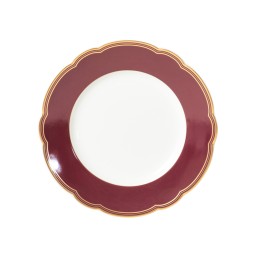 Bernardaud, Pompadour, Salad plate, garnet