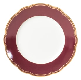 Bernardaud, Pompadour, Salad plate, garnet