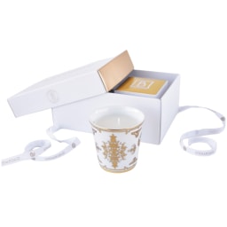 Bernardaud, AUX ROIS - OR, Tumbler + candle home fragrance