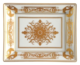 Bernardaud, AUX ROIS - OR, Valet tray 20 x 16 cm