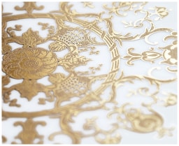 Bernardaud, AUX ROIS - OR, Valet tray 20 x 16 cm