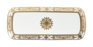 Bernardaud, AUX ROIS - OR, Rectangular cake platter