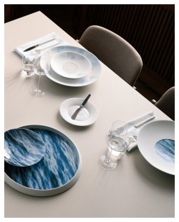 Hering Berlin, Waves & Clouds, Cake & bread plate