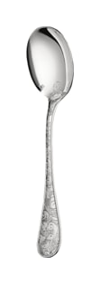 Christofle, Jardin d'Eden, silver plated, Cream soup spoon