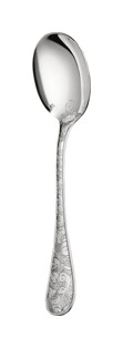 Christofle, Jardin d'Eden, silver plated, Cream soup spoon