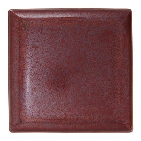 Jaune de Chrome, Red Granite, Square plate 21cm